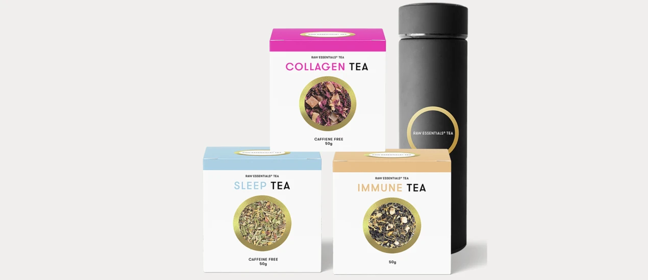 Raw Essentials Tea — wellness eCommerce SEO and Google Ads case study by Whitehat Agency